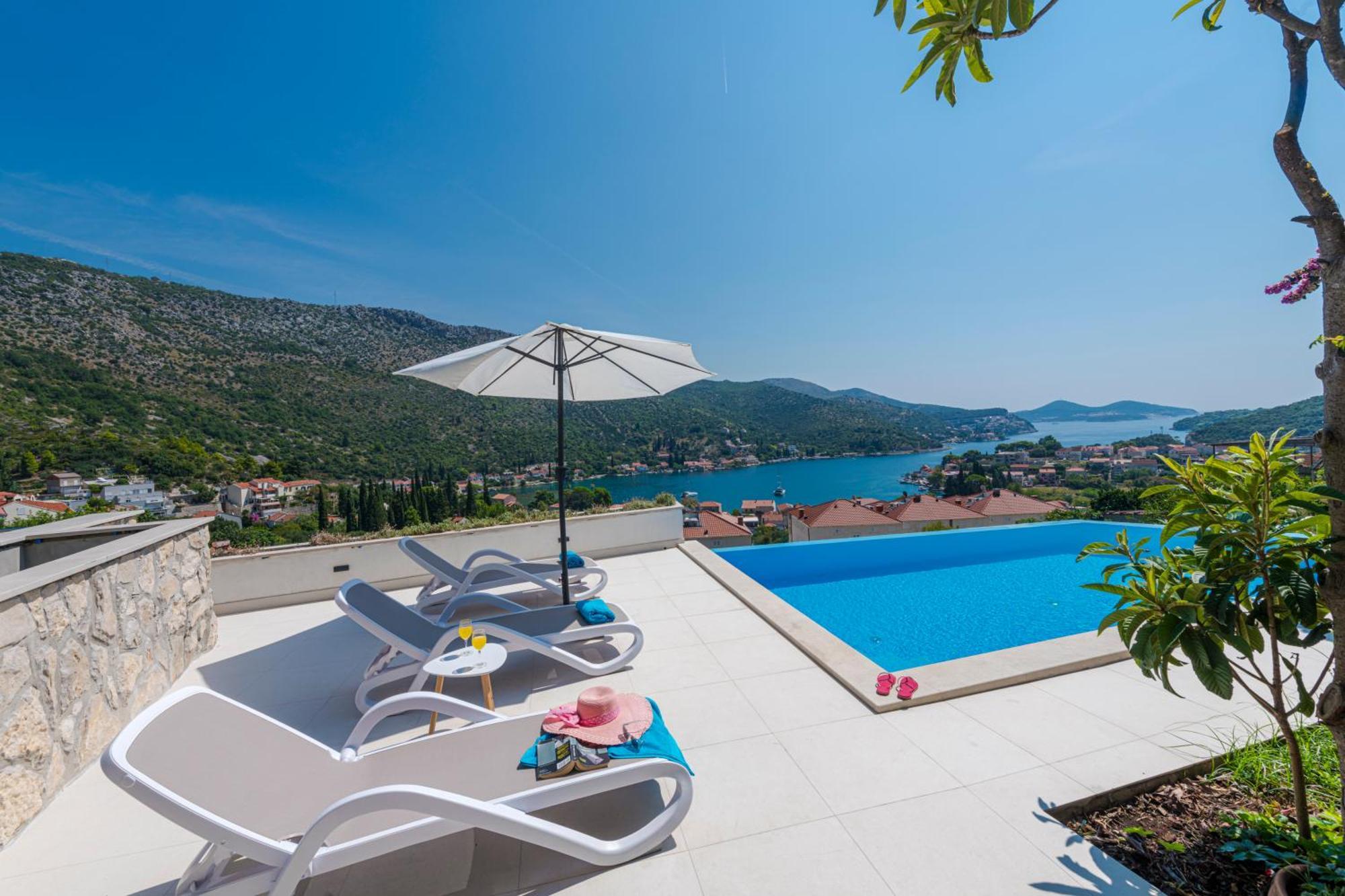 Villa Mardia- Sea View Infinity Pool Built 2023 자톤 외부 사진